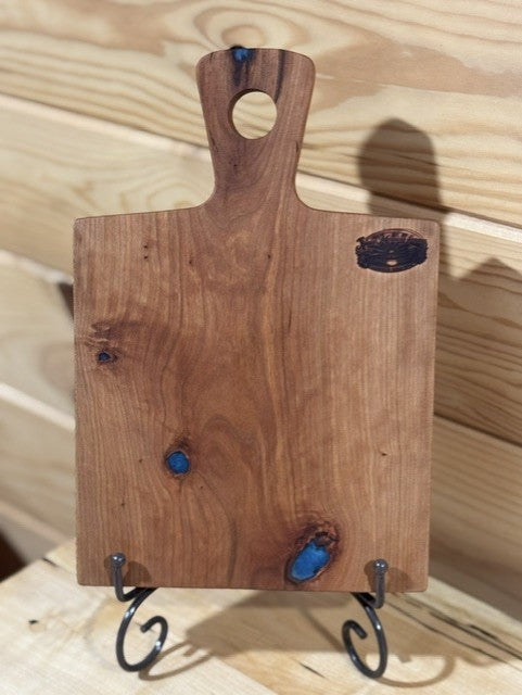 The Last Course | Cherry & Blue Epoxy Cheese Board