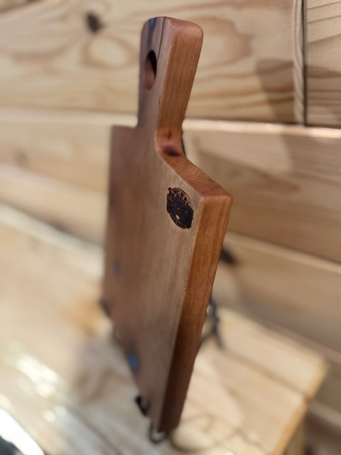 The Last Course | Cherry & Blue Epoxy Cheese Board