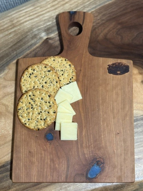 The Last Course | Cherry & Blue Epoxy Cheese Board