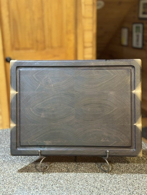 The Carver | Bookmatched End-Grain Walnut Brisket Board