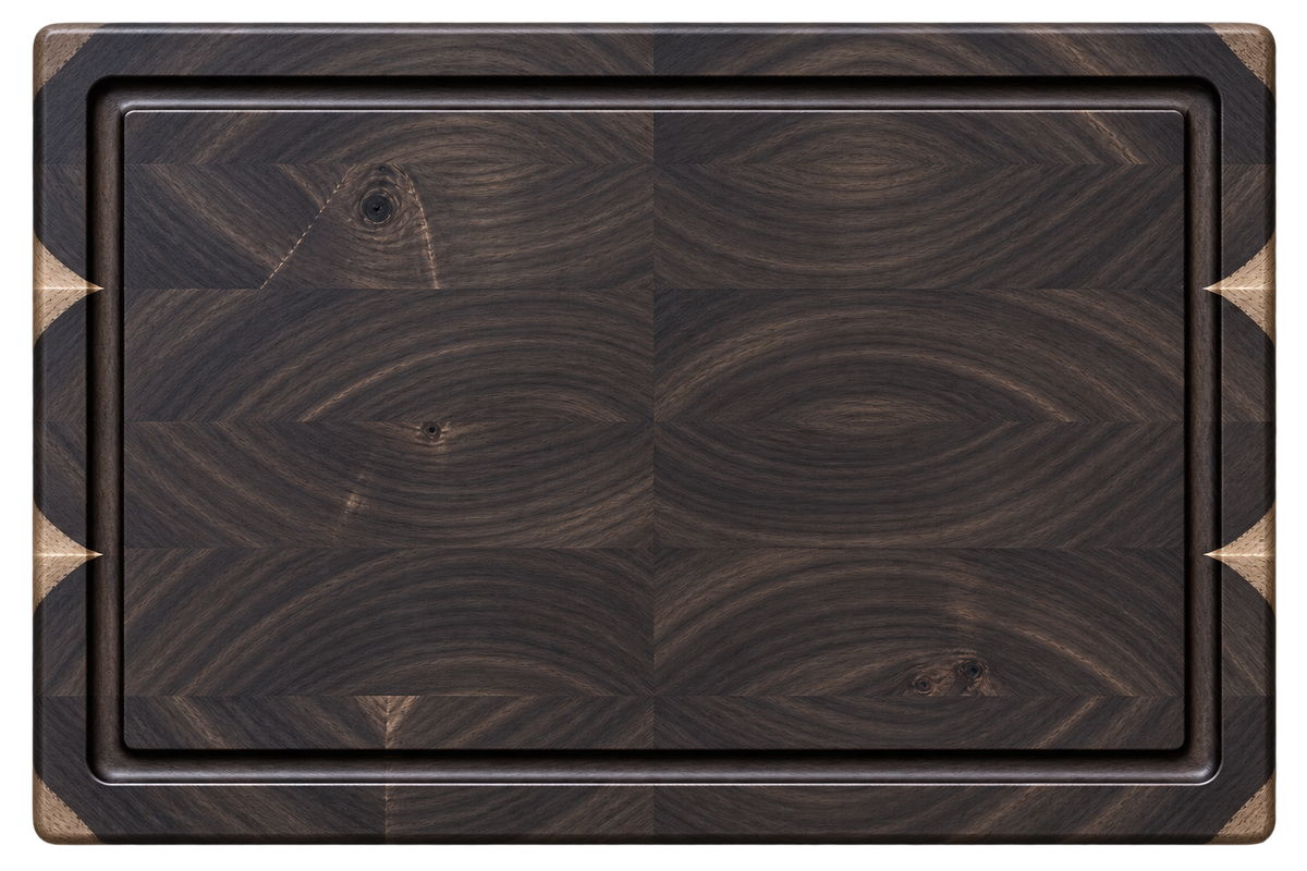 The Carver | Bookmatched End-Grain Walnut Brisket Board