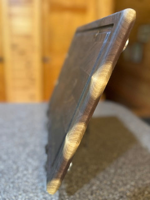 The Carver | Bookmatched End-Grain Walnut Brisket Board