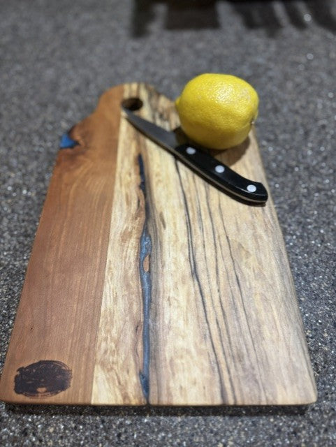 The Blue Note | Spalted Maple & Cherry Charcuterie Board