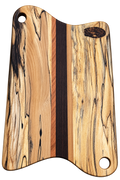 The Trifecta | Spalted Maple, Cherry & Walnut Charcuterie Board