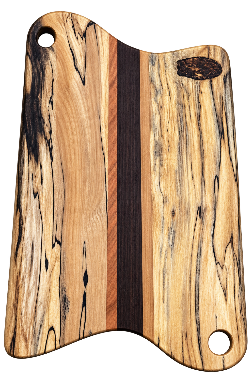 The Trifecta | Spalted Maple, Cherry & Walnut Charcuterie Board