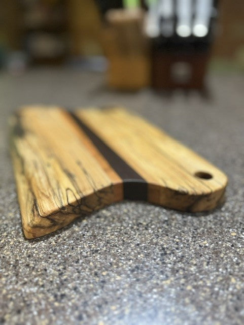 The Trifecta | Spalted Maple, Cherry & Walnut Charcuterie Board
