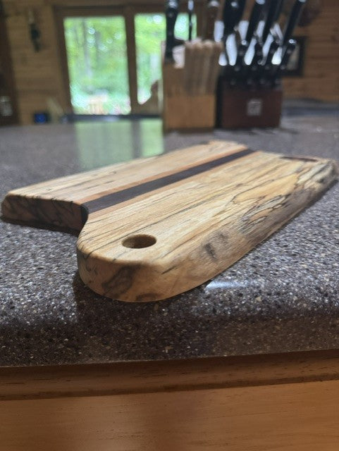 The Trifecta | Spalted Maple, Cherry & Walnut Charcuterie Board