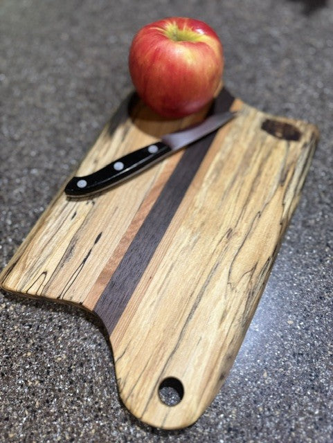 The Trifecta | Spalted Maple, Cherry & Walnut Charcuterie Board