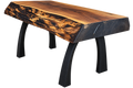 The Stout | Live Edge Walnut Bench & Side Table