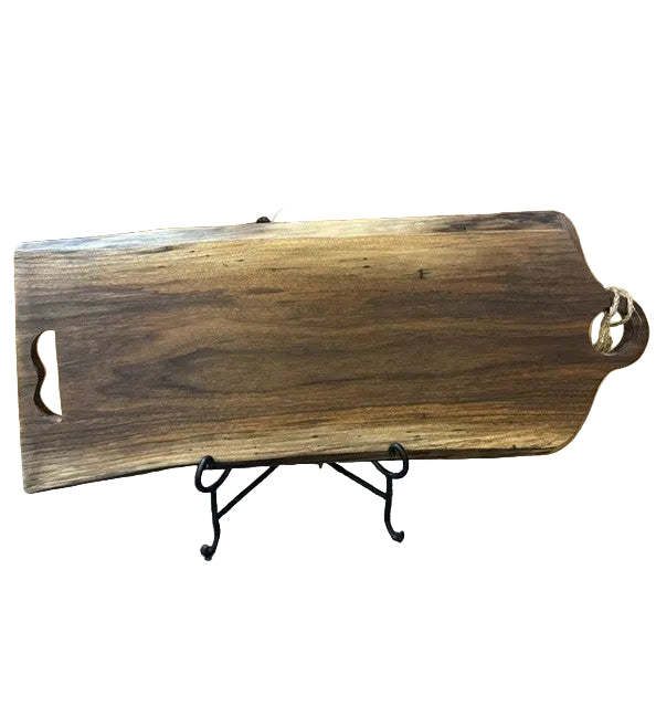 The Host | Extra-Large Live Edge Walnut Serving Platter