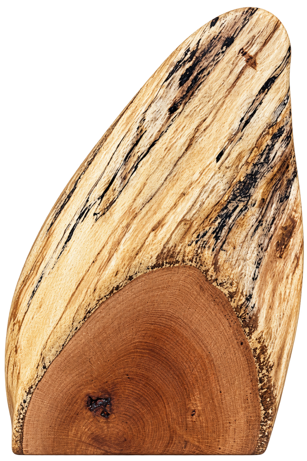 The Sentinel | Live Edge Spalted Red Oak Centerpiece