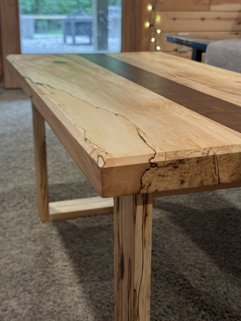 The Center Line Northwood | Spalted Maple & Resin Coffee / Side Table