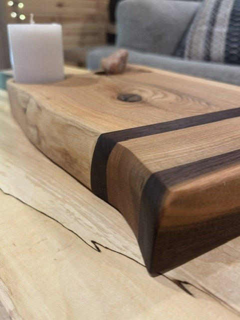 The Curiosity | Ash & Sappy Walnut Table Centerpiece