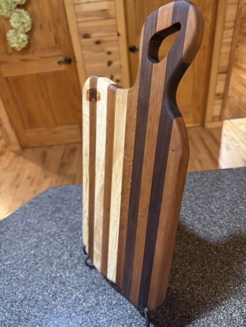 The Foundation | Walnut, Maple & Cherry Edge-Grain Cutting Board
