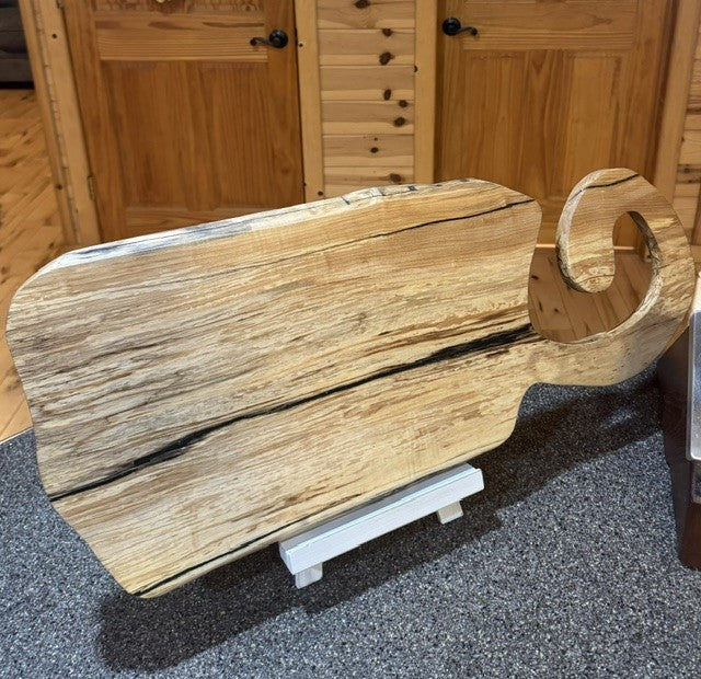 The Signature | Live Edge Spalted Maple Serving Platter
