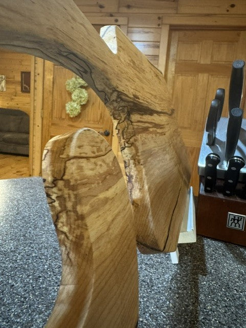 The Signature | Live Edge Spalted Maple Serving Platter