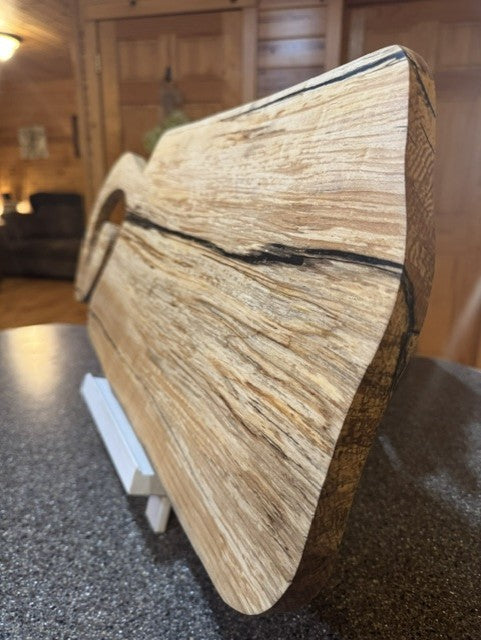 The Signature | Live Edge Spalted Maple Serving Platter