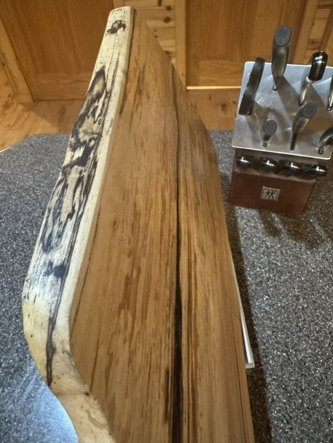 The Signature | Live Edge Spalted Maple Serving Platter