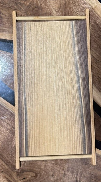 The Offering | Handcrafted Walnut Display & Serving Tray